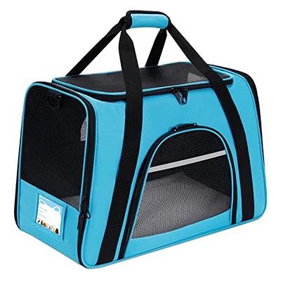 Large Cat Carrier For 2 Cats Small Medium Dogs, Soft Pet Carrier For  Traveling With Warm Blanket Foldable Bowl And Washable Pad