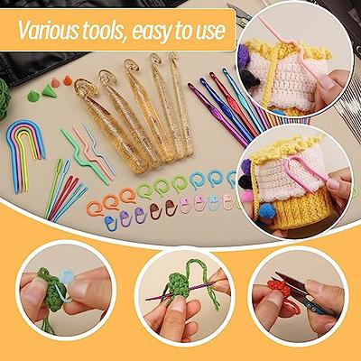 12/15/18/20/25mm Chunky Crystal Crochet Hook Needle Knitting Wool Hook Craft, Size: 12 mm