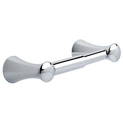 Pedestal Chrome (Grey) Standing Toilet Paper Holder, Kingston Brass