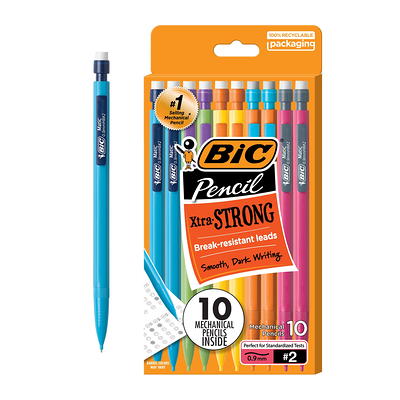 BIC Kids Coloring Pencils with Break-Resistant Lead, Assorted Colors --  Pack of 12 Colored Pencils 