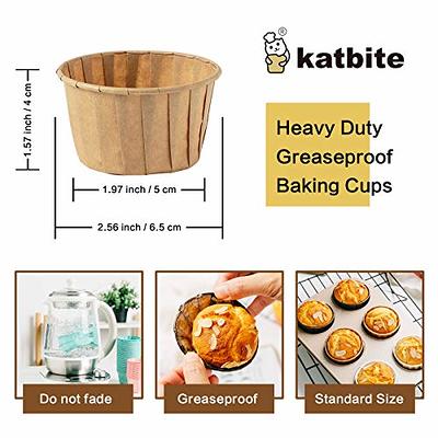 Katbite Tulip Cupcake Liners 200PCS, Muffin Liners Baking Cups