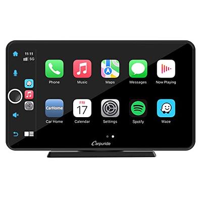 Carpuride Wireless Apple CarPlay Android Auto Touch Screen Car Radio Stereo  AUX