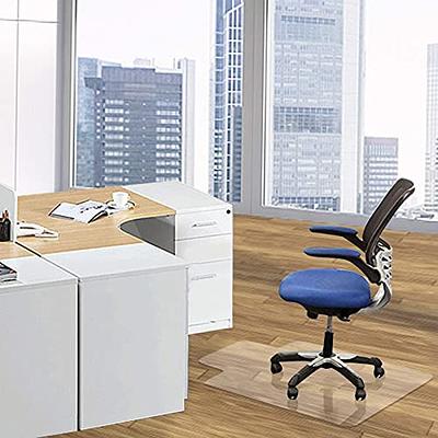 Office Chair Mat for Carpeted Floors, Desk Mats 48X30 for Rolling Desk on  Low Pile Carpets, Small Computer Gaming Plastic Floor Mats for Office