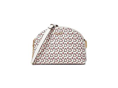 Morgan Rose Garden Double Zip Dome Crossbody