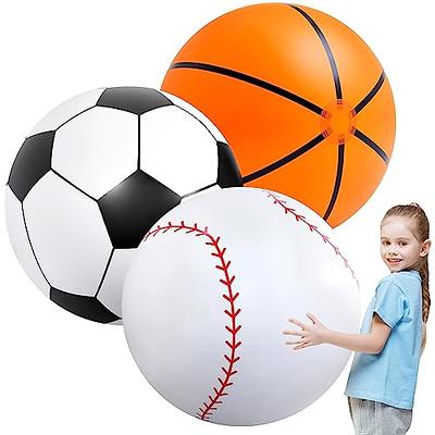 2 Sets / 4pcs Pvc Rainbow Ball Gonflable Soccer Ball Enfants Jouets d'été  Jouet gonflable Boules Bouncy Ballons Balle pour Enfants Enfants Balle  Sports Ballons Enfants Toy Ch