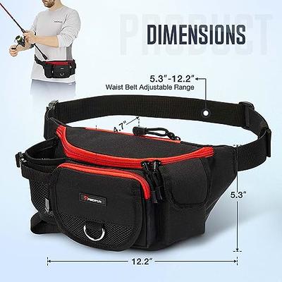 VIXYN Fly Fishing Waist Pack - Lightweight Fishing Fanny Pack and