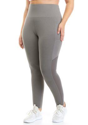 Zelos Women's Plus Size Max Impact Leggings, Gray - Yahoo Shopping