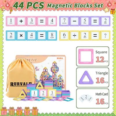 Rurvale 44Pcs Magnetic Blocks Basic Set, Toddler Girl Toys, Birthday Gifts  Ideas for Girls Age 3-5, Magnetic Tiles, Montessori Toddler Kids Magnet  Toys for 3 4 5 6 7 Year Old Girls - Yahoo Shopping