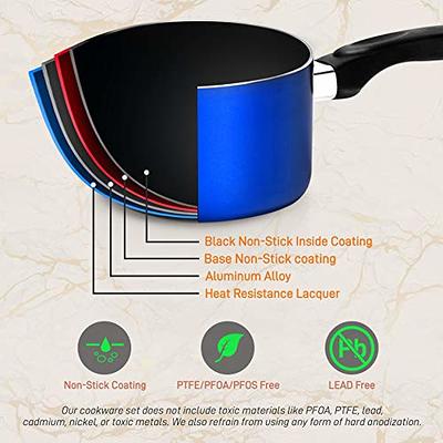 20-Piece Nonstick Kitchen PTFE/PFOA/PFOS-Free Heat Resistant