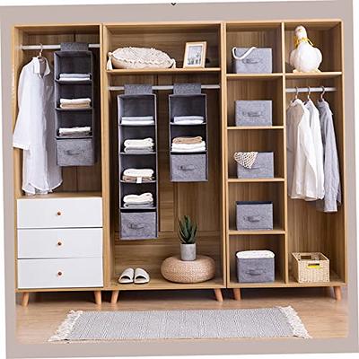 3-tier Sliding Closet Organizers and Drawer Storage Shelves, Stackable  Storage Bins for Jean Pants Sweaters, Wardrobe Cupboard Organizer for