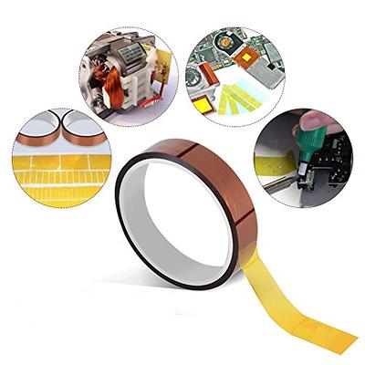 Heat Resistant Tape Sublimation Tape High Temperature Tape Polyimide Film  Adhesive Heat Tape Heat Transfer Vinyl Tape Heat Transfer Tape (1/2 x  100ft) 