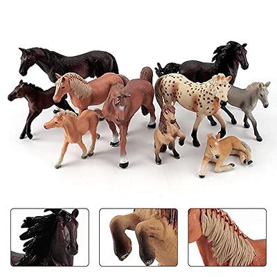 LC JoyCre 10PCS Realistic Horses Club Trakehner Foal Clydesdale Horse  Figurine Hanoverian Foal Figure Morgan Horse Toy Appaloosa Horse Gifts Arab  Horses DIY Dioramas Cake Toppers Collection Christmas - Yahoo Shopping