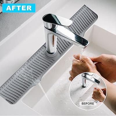 Kitchen Gadget Silicone Drain Mat Kitchen Bathroom Faucet Splash Guard Sink  Mat Faucet Splash Catcher Countertop Protector
