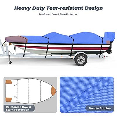  RVMasking Heavy Duty Waterproof 600D Jon Boat Cover