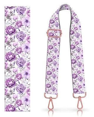 Crossbody Purse Strap Embroidered Purse Strap Purse Strap Guitar Strap  Purse Strap Floral Purse Strap Boho Purse Strap Pink Purse 