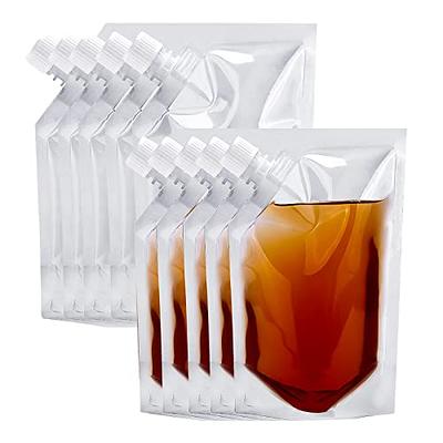 BEDEONE 10PCS Concealable and Reusable Rum Runners for Cruise Flasks with  Funnel, Alcohol Pouches for Liquor, Plastic Flasks for Liquor Hidden Plastic  Flask Pouches Kit - 8 OZ - Yahoo Shopping