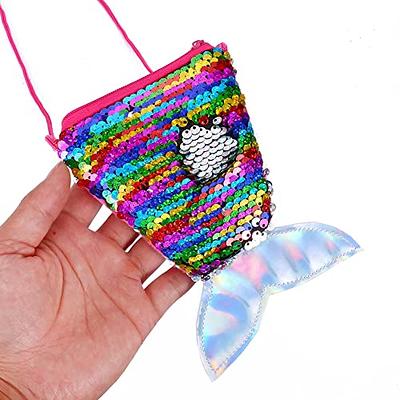 Buy Girls Pink Mermaid Bag Multicolour Sequin Purse Girls Bag Birthday Gift  for Girl Mermaid Holographic Sequins Girls Online in India - Etsy