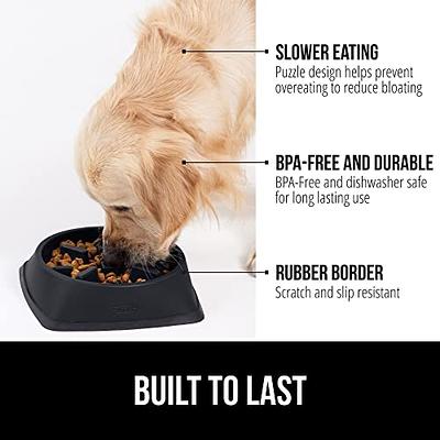 4Pcs Suction Pet Slow Eating Dish Feeder Puzzle Food Bowl Cat Dog Fast  Eating