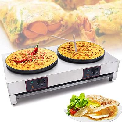 Electric Crepe Maker Pizza Pancake Machine Non-Stick Griddle