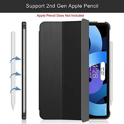 Soke iPad Air Case 5th/4th Generation 10.9 Inch with Pencil Holder - [Full  Body Protection + Apple Pencil Charging], Soft TPU Back Cover for 2022 New