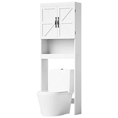 Stephan Roberts Over Bathroom and Laundry Organizer and Storage Rack Height  Adjustable Shelf, Wood