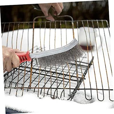 BBQ Grill Brush Scrubber Barbecue Cleaning Tool Stainless Steel Wire Cleaner