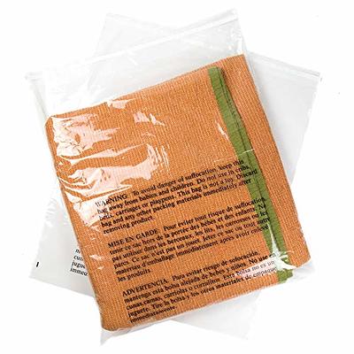 Poly Bags Size Combo Pack with Suffocation Warning by Retail Supply Co