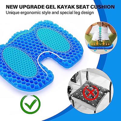 Gel Honeycomb Seat Egg Cushion Cooling Ergonomic Comfort Gel Support in Blue