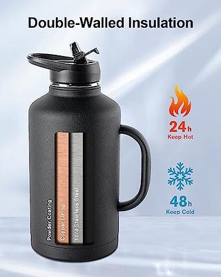 Fanhaw Insulated Water Bottle with Chug Lid - 20 Oz Double-Wall