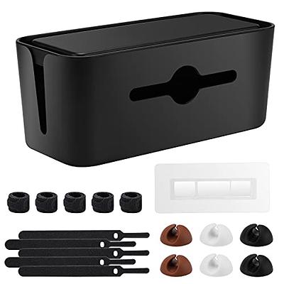 Cable Management Box,Cord Box to Hide Power Strips,Cord Organizer