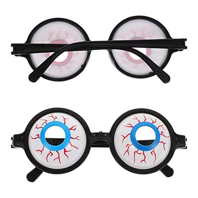 ibasenice 2pcs Eye Glasses Polarized Vintage Toys Halloween