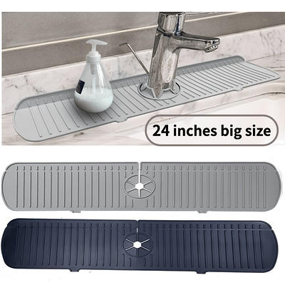 Large Silicone Sink Mat Drain Sink Protectors For Kitchen - Temu