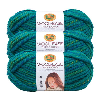 Lion Brand Yarn Ice Cream Big Scoop Green Tea Light Acrylic Multi