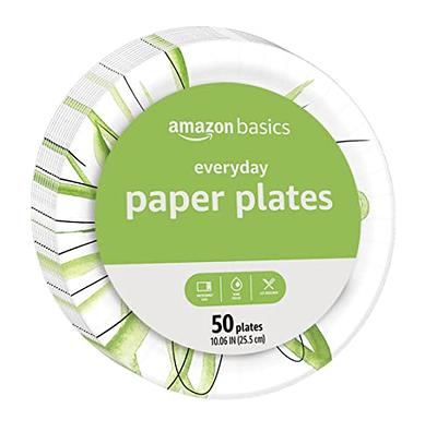 Basics Everyday Paper Plates, 8 5/8 inch, Disposable, 100 Count