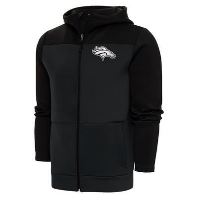 Men's Antigua Black Cleveland Browns Protect Lightweight Full-Zip