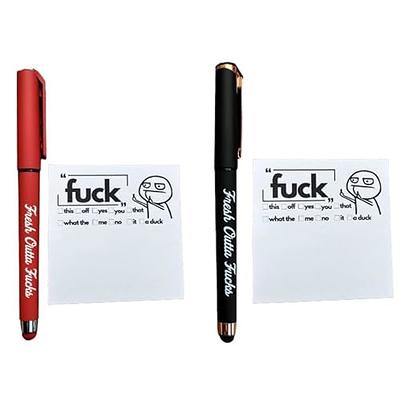 Dreamxue 7PCS Funny Pens, Swear Word Daily Pen Set,Seven Days of The Week  Pen Describing