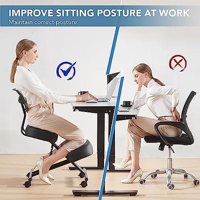 Master Massage Ergonomic Kneeling Chair with Back Support for