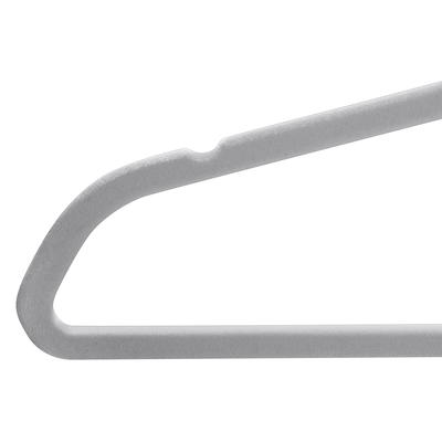 Simplify Kids 200 Pack Velvet Hangers with Gaming Controller Icon in Light Grey
