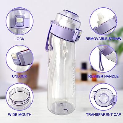Napolju Air Water Bottle,650ML Scent Water Bottle with Air Water Flavour  Pod,Leak Proof Sports Water Cup with Straw,Fruit Fragrance Water Bottle  Suitable for Outdoor Sports (Purple+2 Pods) - Yahoo Shopping