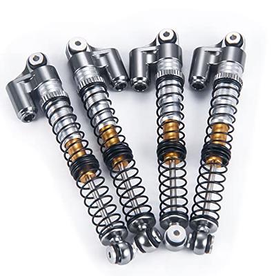 GDOOL 4 PCS Aluminum Alloy Shock Absorber Assembled Metal Oil Filled Shocks  9125 Upgrade Parts 25-ZJ03 LG-ZJ03 920-ZJ03 for 1:10 9125 9155 9156 RC