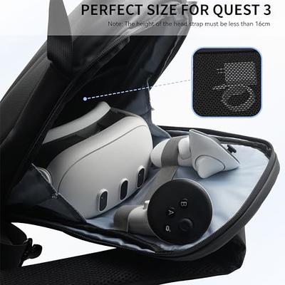 COOWPS Hard Carrying Case for Meta Quest 3/Oculus Quest 2/Vision Pro VR  Headset, Compatible with Elite Strap/Kiwi Design/BOBOVR Head Strap,  Portable Full Protection for Travel - Yahoo Shopping