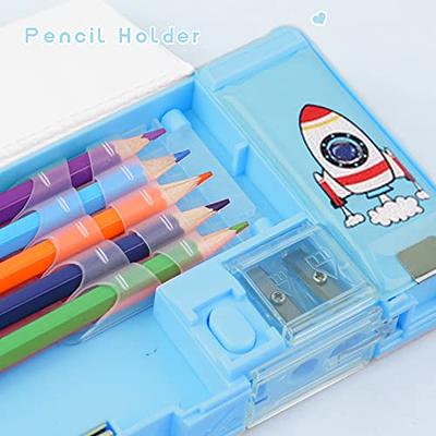 LilyBeauty Pop Up Multifunction Pencil Case for Girls and Boys, Cute  Cartoon Pen Box Organizer Stationery with Sharpener, Schedule, School  Supplies, Best Birthday Gifts for Kids【Blue-Space】 - Yahoo Shopping