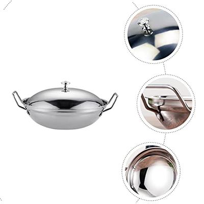  YARDWE Clear Glass Pot Glass Saucepan Heat Resistant