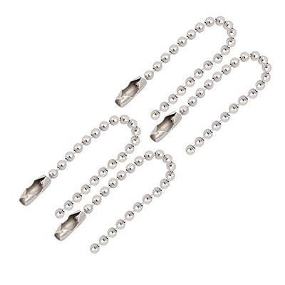 uxcell Stainless Steel Bead Ball Chain Keychain 2.4mm by 3 Inches 4pcs -  Yahoo Shopping