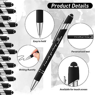 Yeaqee 48 Pcs Inspirational Pens Motivational Ballpoint Pens Black Ink  Retractable Quotes Pens with Stylus Tip Encouraging Messages Pens Bulk for  Women Men Writing Screen Office School (Black) - Yahoo Shopping