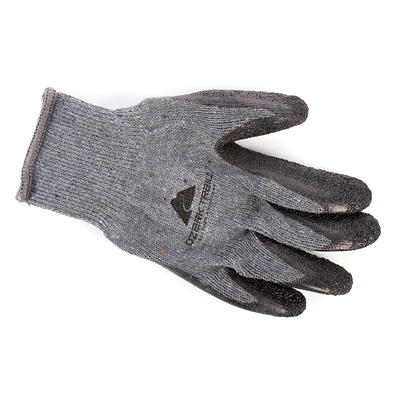 Ozark Trail Outdoor Rubber-Coated Fishing Gloves, Black/Gray