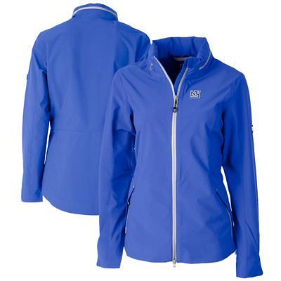 Women's Cutter & Buck Gray Seattle Seahawks Helmet Logo Vapor Water Repellent Stretch Full-Zip Rain Jacket