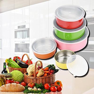 FineDine Stainless Steel Mixing Bowls (Set of 6) - Easy To Clean, Nesting  Bowls for Space Saving Storage, Great for Cooking, Baking, Prepping