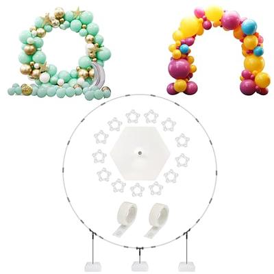 Wedding Balloon Arch Table Adjustable Round Backdrop Stand Kit Column Stand  Base Frame Baby Shower Birthday Christmas Decor