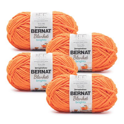 Bernat Blanket Brights Yarn 100% Polyester 220 Yds 10.5 Oz Super